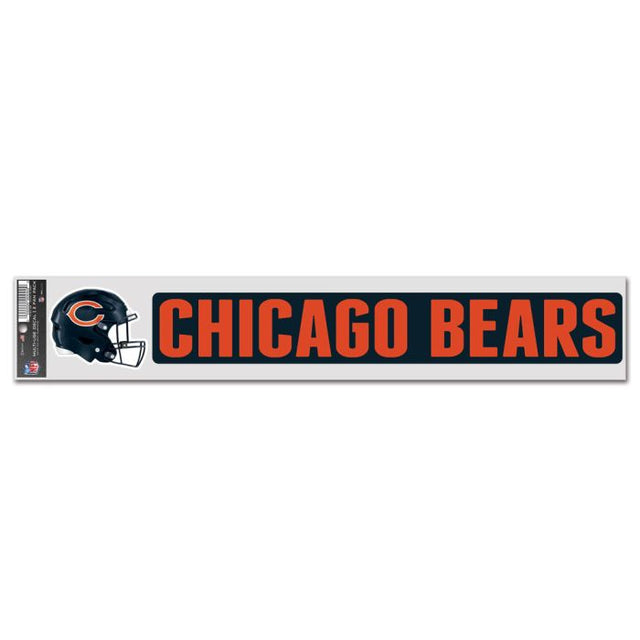 Chicago Bears Fan Decals 3" x 17"