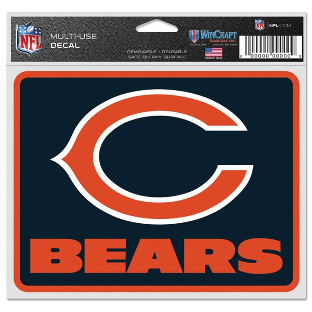 Chicago Bears Fan Decals 5" x 6"