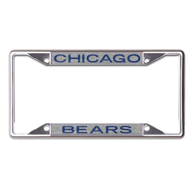 Chicago Bears GLITTER BACKGROUND Lic Plt Frame S/S Printed