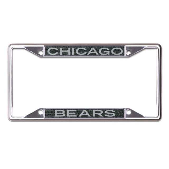 Chicago Bears GLITTER BACKGROUND Lic Plt Frame S/S Printed