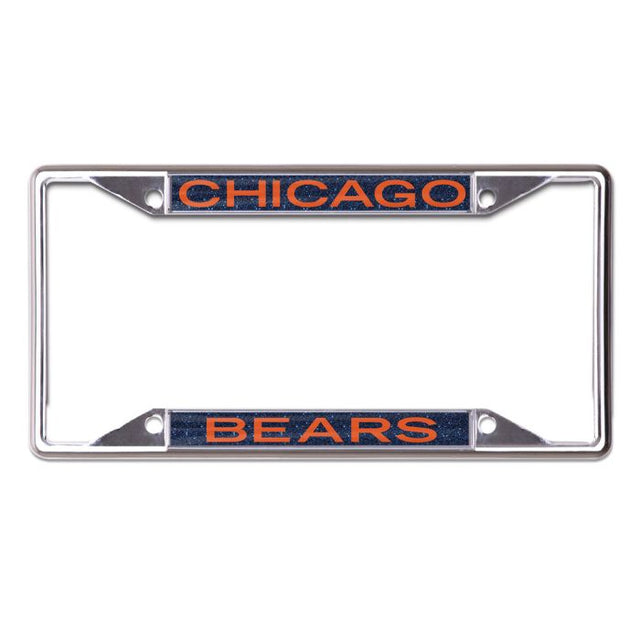 Chicago Bears GLITTER BACKGROUND Lic Plt Frame S/S Printed