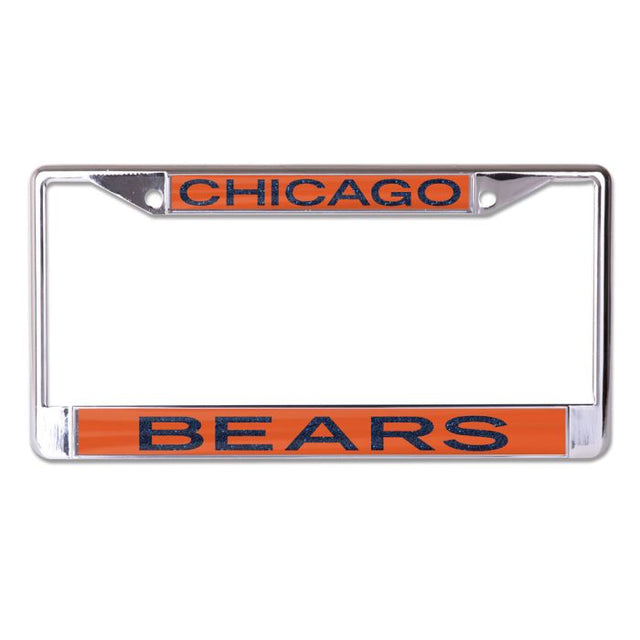 Chicago Bears GLITTER LETTERS Lic Plt Frame S/L Printed