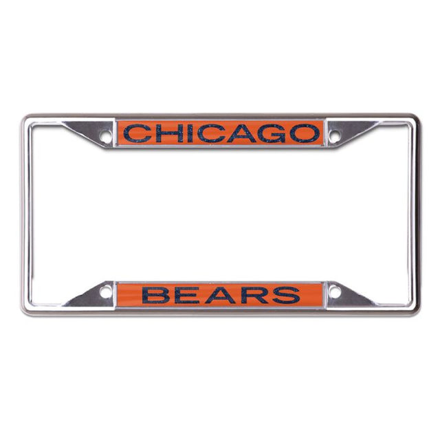 Chicago Bears GLITTER LETTERS Lic Plt Frame S/S Printed