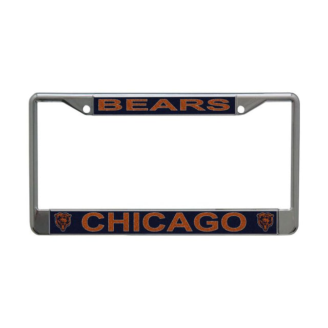 Chicago Bears GLITTER Lic Plt Frame S/L Printed