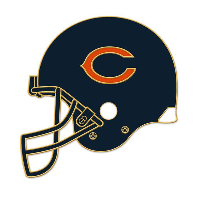 Chicago Bears Helmet Collector Enamel Pin Jewelry Card