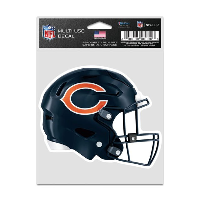 Chicago Bears Helmet Fan Decals 3.75" x 5"