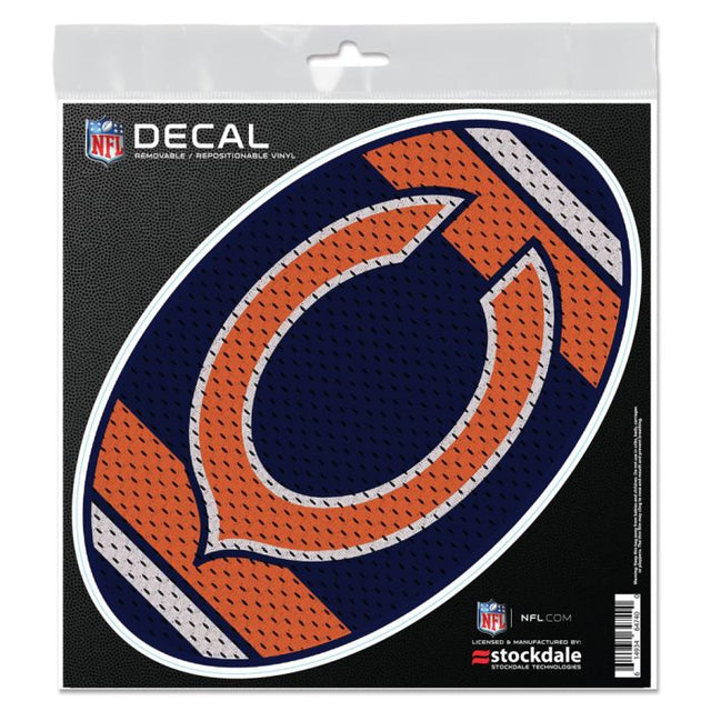 Calcomanía para todas las superficies de la camiseta de los Chicago Bears, 6" x 6"