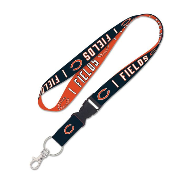 Chicago Bears Lanyard w/detachable buckle 1" Justin Fields