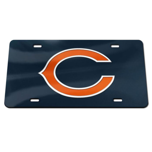 Chicago Bears Logo Specialty Acrylic License Plate