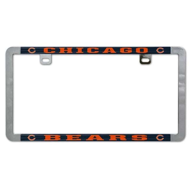 Chicago Bears Metal Lic. Plate Frame Slim