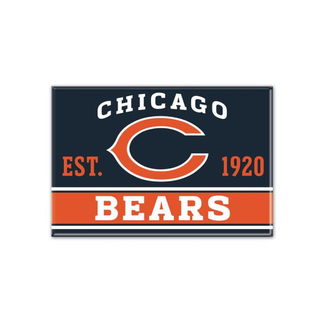 Chicago Bears Metal Magnet 2.5" x 3.5"