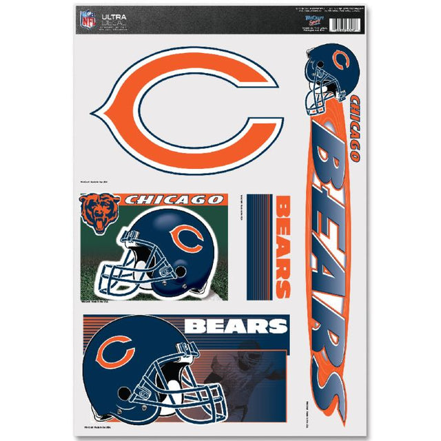 Chicago Bears Multi Use Decal 11" x 17"