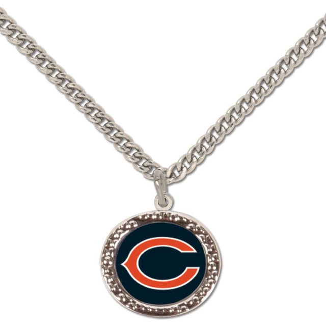 Chicago Bears Necklace w/Charm Jewelry Card