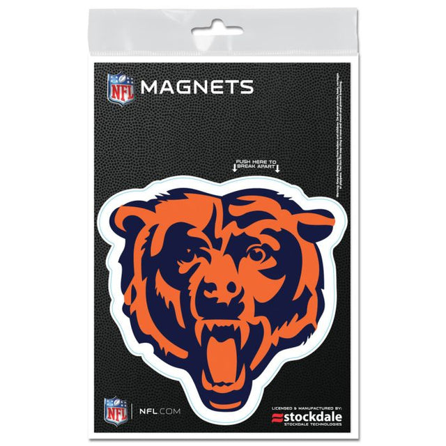 Imanes para exteriores de los Chicago Bears de 3" x 5"