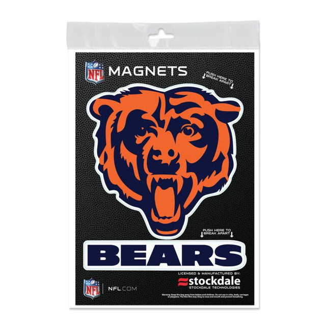 Imanes para exteriores de los Chicago Bears, 5" x 7"