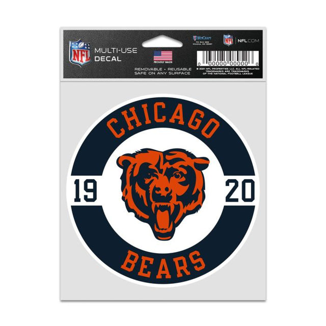 Chicago Bears Patch Fan Decals 3.75" x 5"