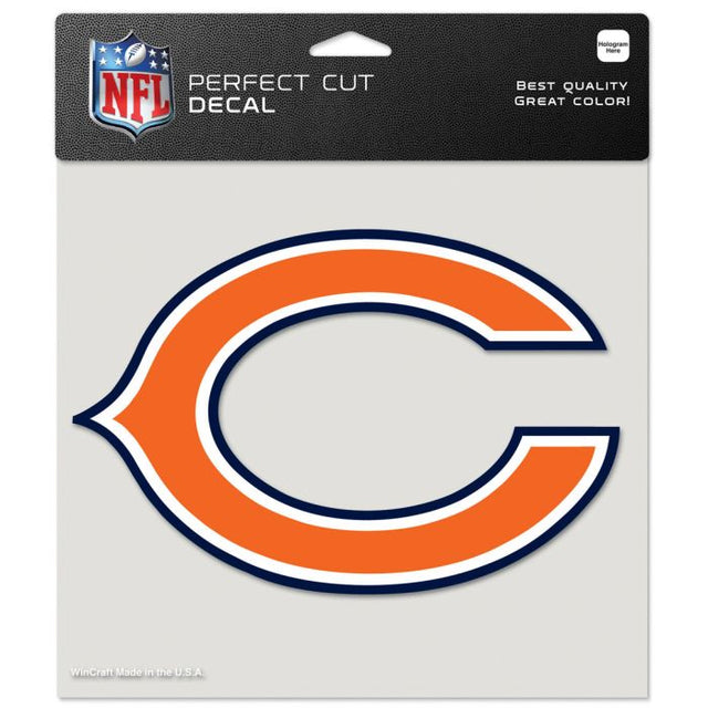 Chicago Bears Perfect Cut Color Decal 8" x 8"