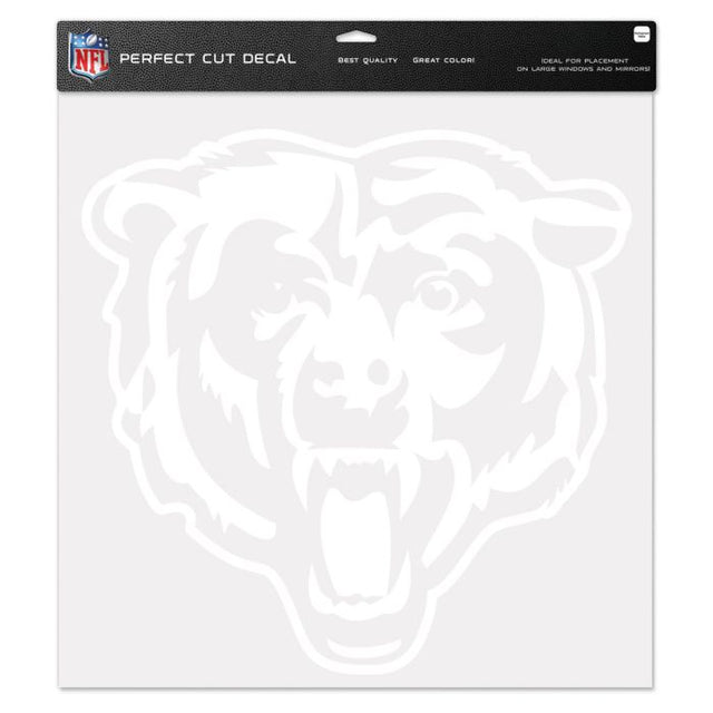 Calcomanía de corte perfecto de los Chicago Bears de 17" x 17"