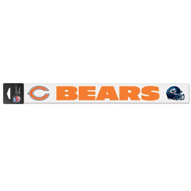 Chicago Bears Perfect Cut Decals 2" x 17"