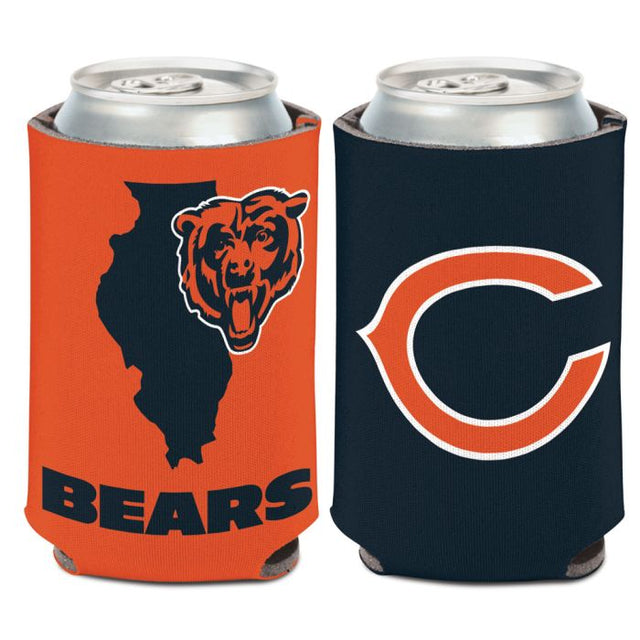 Chicago Bears STATE SHAPE Can Cooler 12 oz.