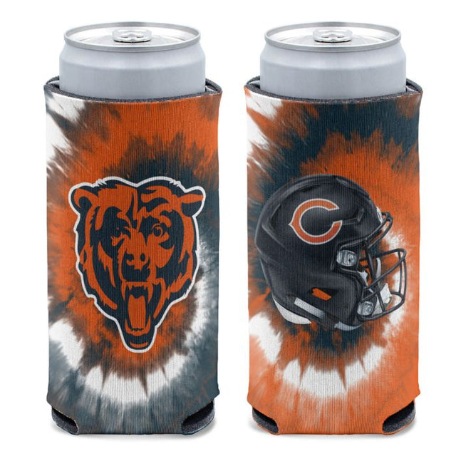 Chicago Bears Tie Dye 12 oz Slim Can Cooler