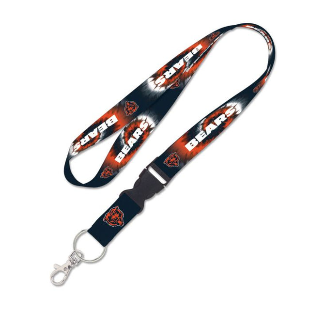 Chicago Bears Tie Dye Lanyard w/detachable buckle 1"