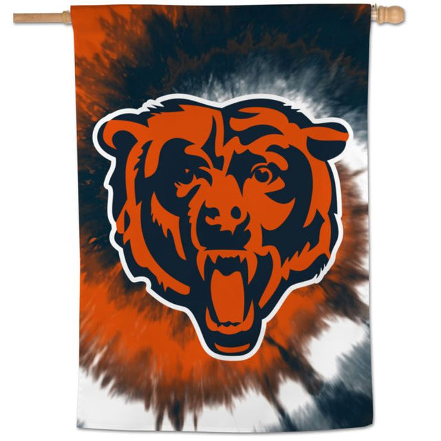 Chicago Bears Tie Dye Vertical Flag 28" x 40"