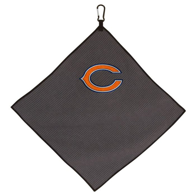 Toalla de microfibra gris de los Chicago Bears, 15 x 15 pulgadas