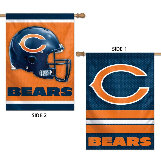 Chicago Bears Vertical Flag 2 Sided 28" x 40"