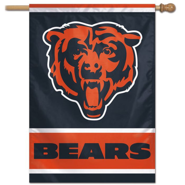 Bandera vertical de los Chicago Bears de 28" x 40"