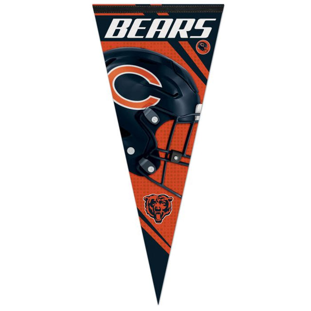 Chicago Bears Vertical Stripes Premium Pennant 17" x 40"