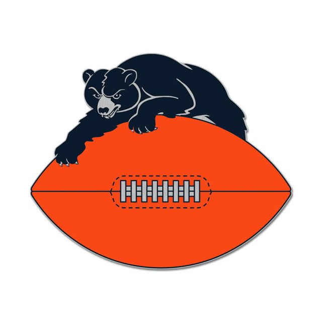 Chicago Bears retro Collector Enamel Pin Jewelry Card