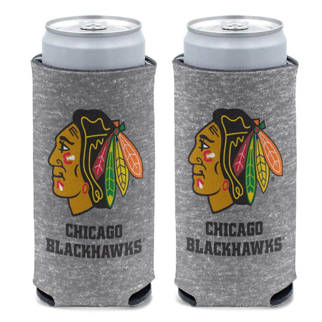 Enfriador de latas delgado de 12 oz de Chicago Blackhawks