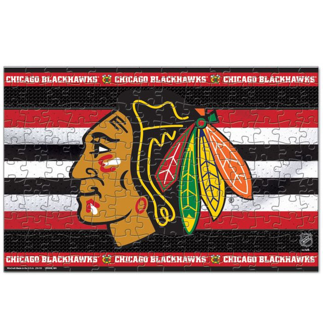 Rompecabezas de 150 piezas de los Chicago Blackhawks en caja