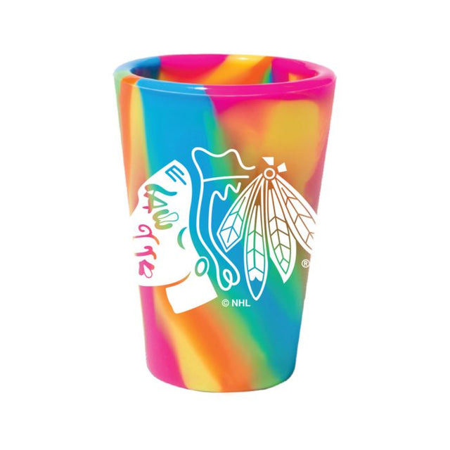 Chicago Blackhawks 1.5oz Silicone Shot Glass