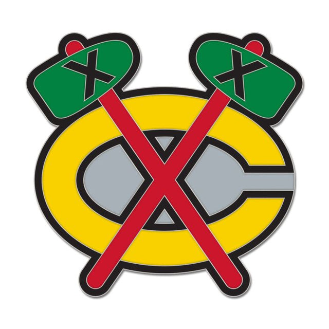 Chicago Blackhawks Collector Enamel Pin Jewelry Card