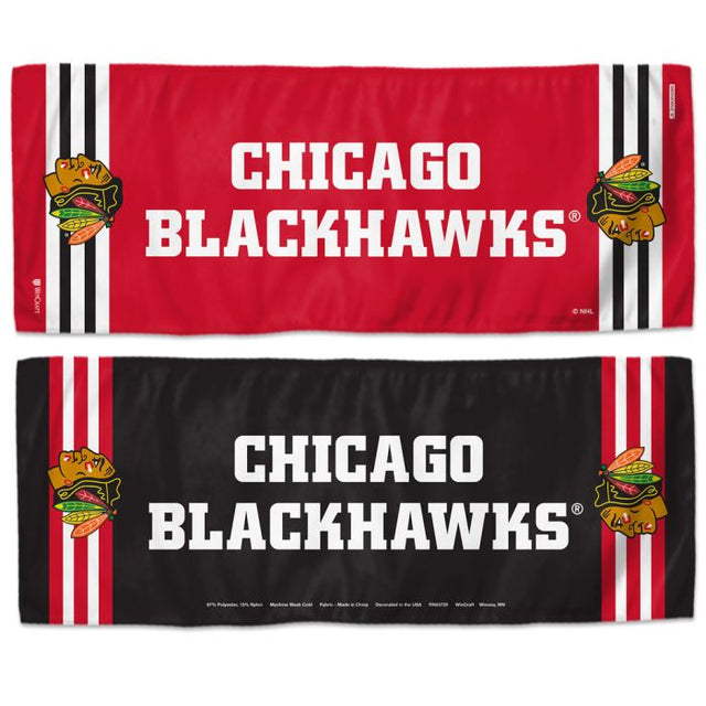 Toalla refrescante de los Chicago Blackhawks de 30 x 76 cm