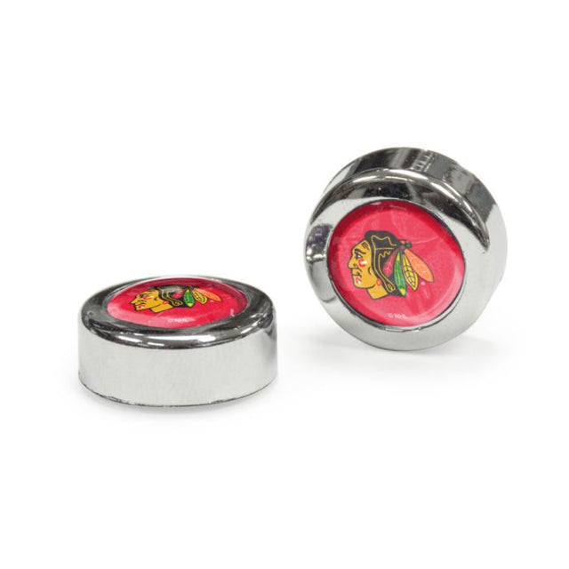 Chicago Blackhawks Domed Screw Caps