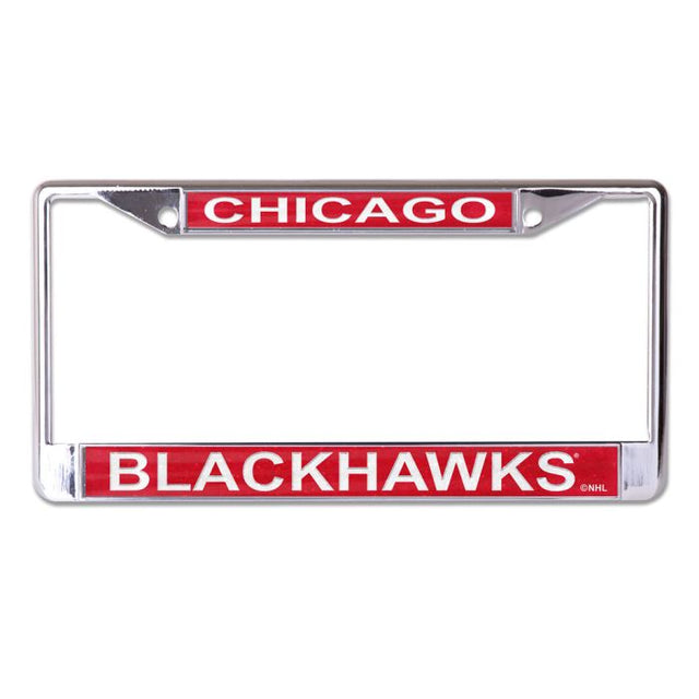 Chicago Blackhawks GLITTER Lic Plt Frame S/L Printed