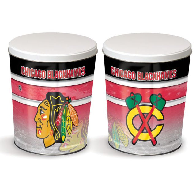 Lata de regalo cónica de 3 galones de los Chicago Blackhawks