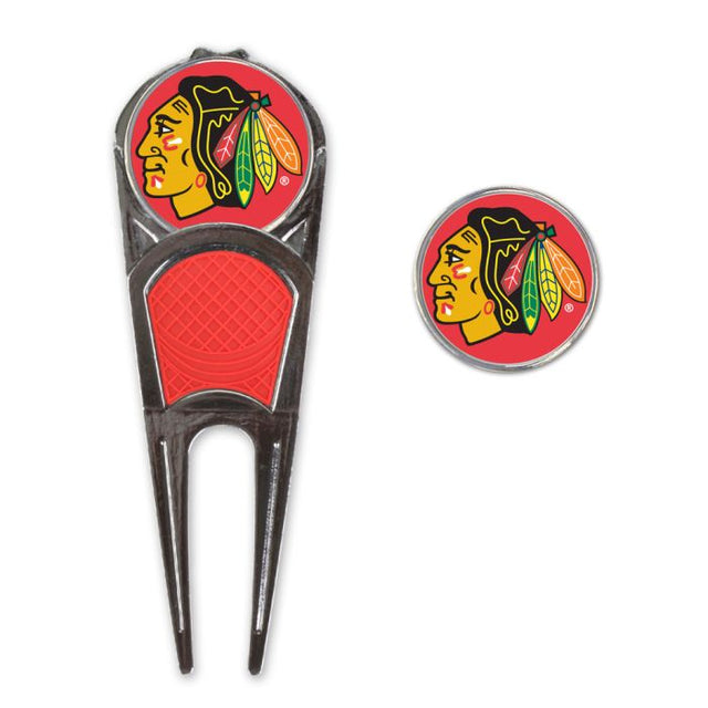 Combinación de marca, herramienta y clip en forma de H de los Chicago Blackhawks*