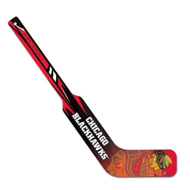 Palo de hockey de portero de los Chicago Blackhawks de 21" de alto