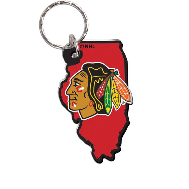 Llavero de los Chicago Blackhawks de forma libre