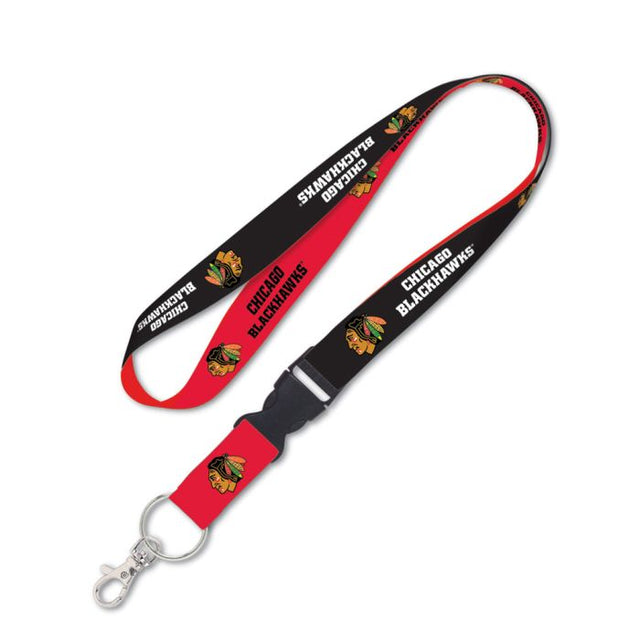 Chicago Blackhawks Lanyard w/detachable buckle 1"