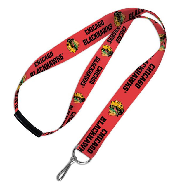 Cordones de los Chicago Blackhawks con cierre de seguridad de 1"