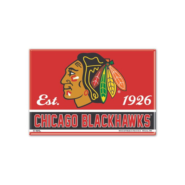 Chicago Blackhawks Metal Magnet 2.5" x 3.5"