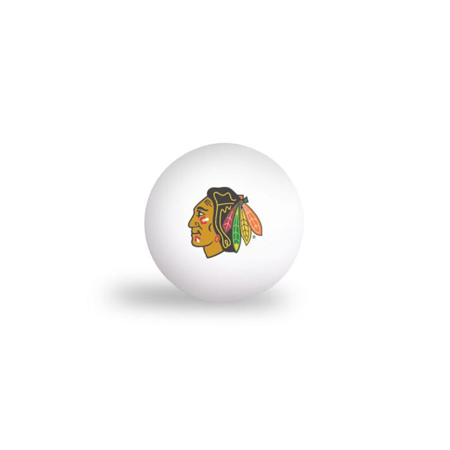 Pelotas de ping pong de los Chicago Blackhawks (paquete de 6)