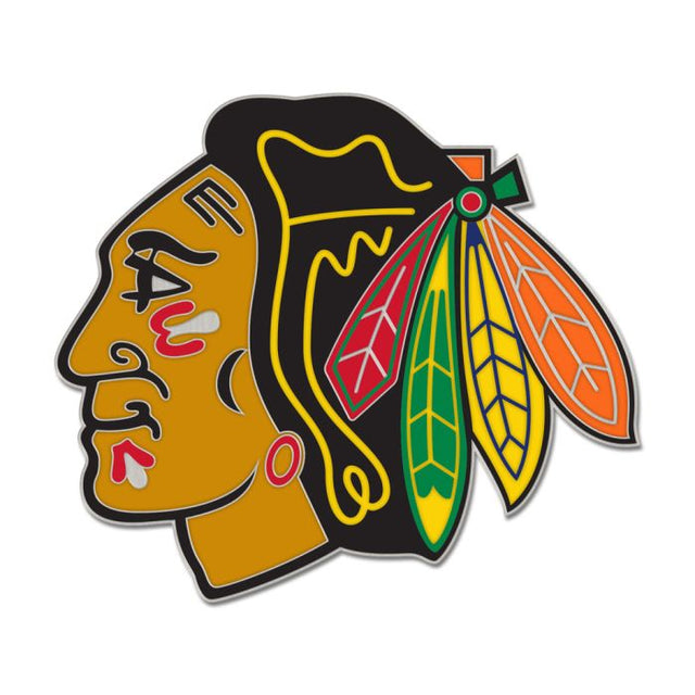 Chicago Blackhawks PRIMARY Collector Enamel Pin Jewelry Card