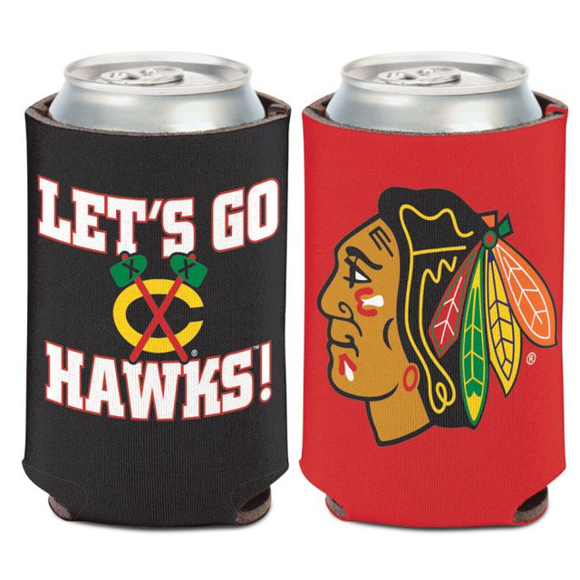 Enfriador de lata con LEMA de Chicago Blackhawks, 12 oz.