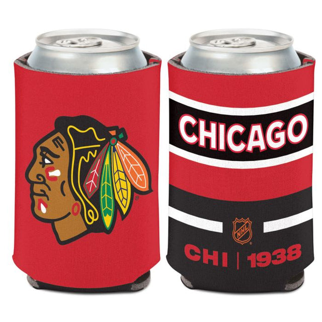 Enfriador de latas edición especial de Chicago Blackhawks, 12 oz.